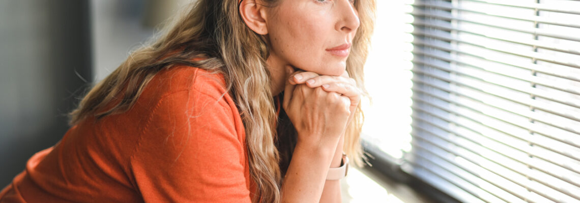Mature adult woman (negative emotions)