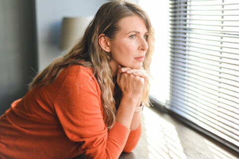 Mature adult woman (negative emotions)