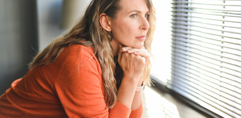 Mature adult woman (negative emotions)